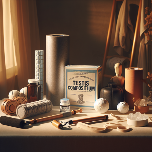 Muscle recovery support with testis compositum post-physical strain