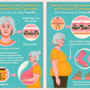 Water retention and tamoxifene: managing bloat